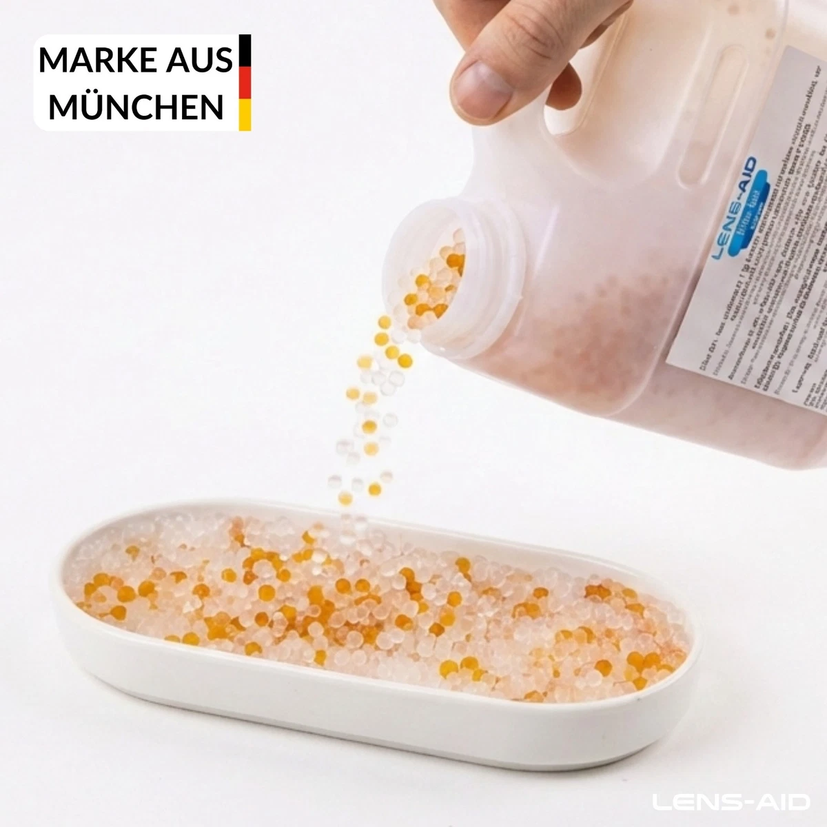 Silica Gel Orange 1kg regenerierbar - Trockenmittel mit Indikator zum Nachfüllen