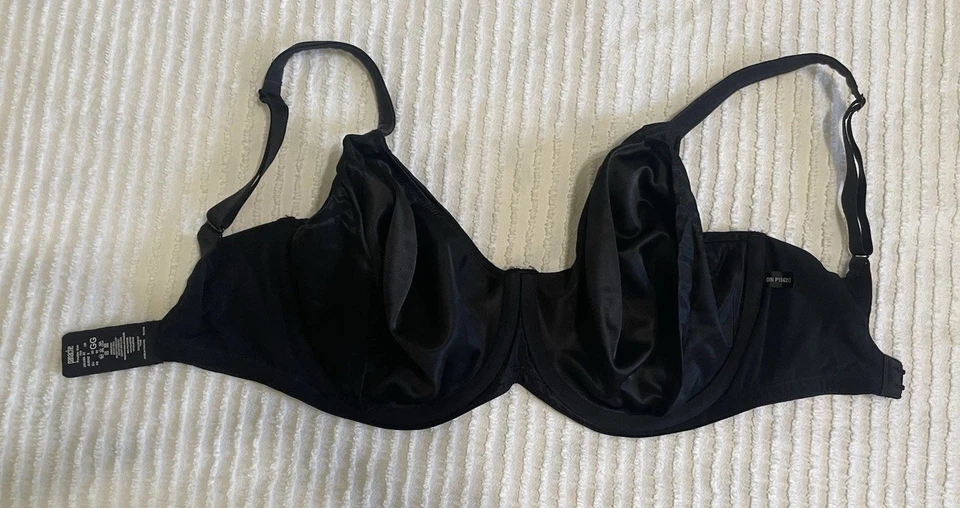 UK 30GG US 30J Black Panache Porcelain Elan Underwire Bra - Image 2 of 4