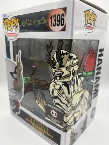 Funko Pop Hanami 1396 Custom Artwork COA protector Jujutsu Kaisen Animation