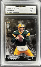 1996 Upper Deck - Brett Favre #6 Collector's Choice You Crash The Game GMA 9