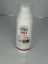 EltaMD UV Clear Tinted Face Sunscreen Broad Spectrum SPF 46 1.7 oz Open Box