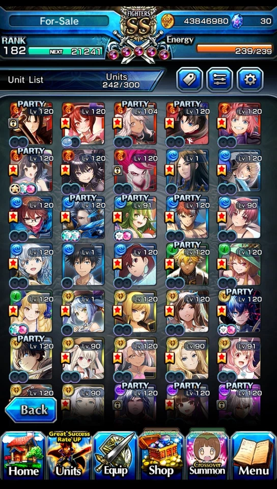 🐙La cuenta Meta GrandSummoners (GS) tiene muchos equipos y unidades meta ascendidas🐙 Foto 3 de 4