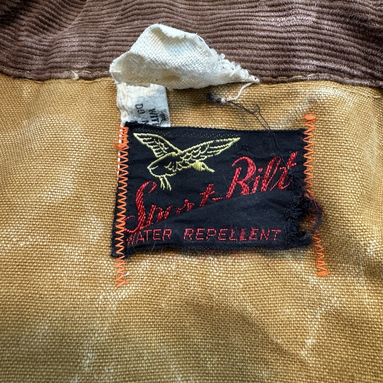 Vintage 60s Sport Bilt Canvas Hunting Jacket Old School Sportsman Padded Mens M thumbnail 12