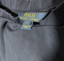 Polo Ralph Lauren navy blue stretch flared skater skirt