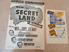 1948 THE SECRET LAND W/ ROBERT MONTGOMERY-NAVY EXPEDITION TO ANARTICA-PRESSBOOK