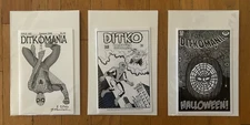 Only 1’s On eBay Ultra Rare Spider-Man Comic Fanzine Ditkomania #65 76 86 Ditko
