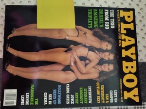 play boy magazine The Trio From Rio November 1993 With Centerfold ￼