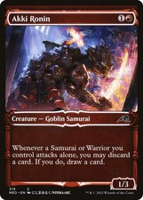 Akki Ronin (Showcase) NEO 319 MTG Kamigawa: Neon Dynasty Common EN NM