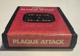 Plaque Attack (Atari 2600, 1983) Cleaned & Tested (D025)