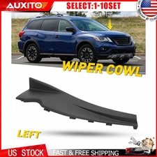 For Nissan Pathfinder 13-20 Windshield Wiper Cowl Extension Trim LH Black 1-10X