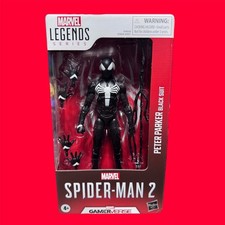 Marvel Legends Spider-Man 2 Peter Parker Black Suit Action Figure Boxed