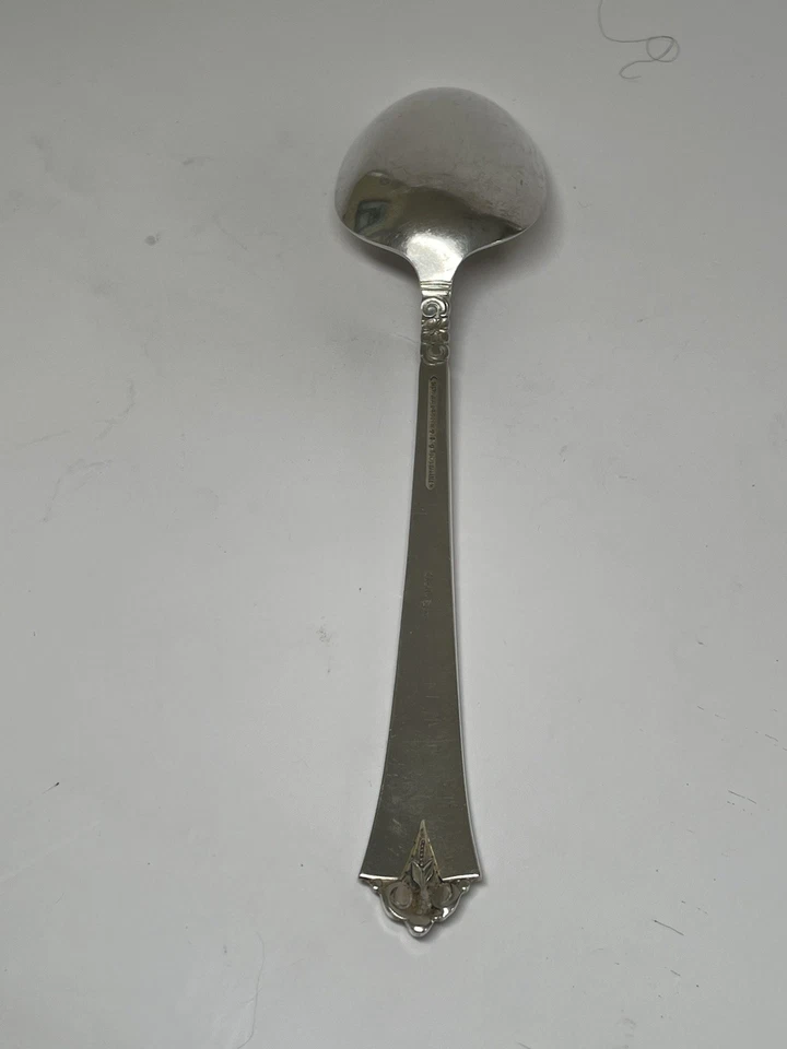 VTG Royal Crest Castle Rose 8.25” Sterling Silver Serving Spoon - Image 2 of 4