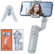 Foldable Handheld Three-axis Gimbal Stabilizer Anti-shake For Phone HQ3 USB31