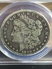 1880 CC Morgan Silver Dollar $1 Vintage Tag KEY DATE Nice