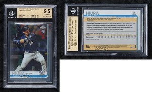 2019 Topps Chrome Update Target Keston Hiura #38 BGS 9.5 GEM MINT Rookie RC