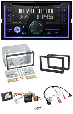 JVC Lenkrad USB 2DIN DAB Bluetooth CD Autoradio für Alfa Romeo Brera 159 Spider