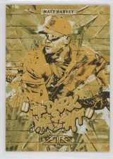 2017 Topps Fire Monikers Gold Minted Matt Harvey #M-27 2f4