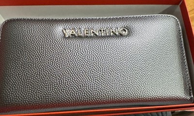 MARIO VALENTINO Divina Argento Pewter Zip Around Wallet  - BNWT