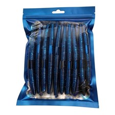 Soft Plastic Fishing Lures for Bass 5" - Salt Infused Stick Bait, Fall Rate A...