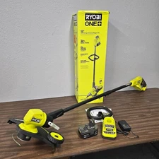 Ryobi ONE+ 18V Cordless 13" String Trimmer/Edger w/ Battery & Charger - P20180