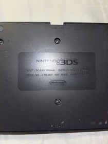 Nintendo 3DS Cosmo Black CIB Complete In Box Japanese OEM Clean Tested/Working