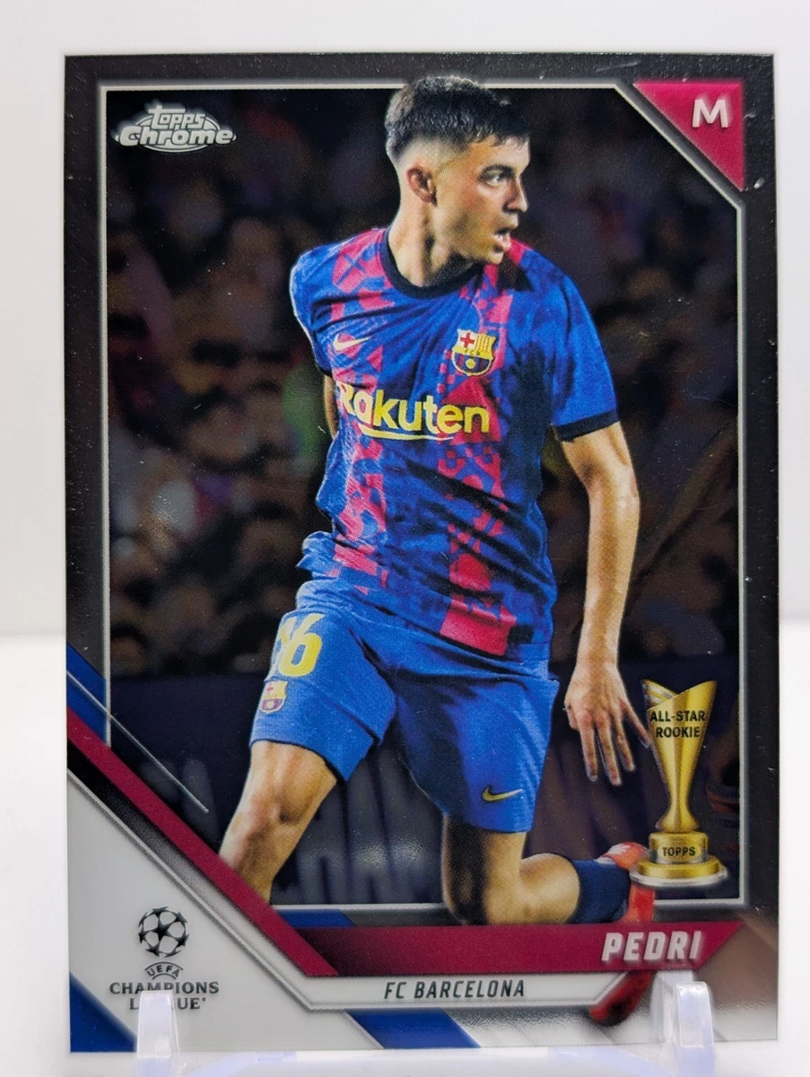2021-22 Topps Chrome UCL Pedri #89 for sale | eBay