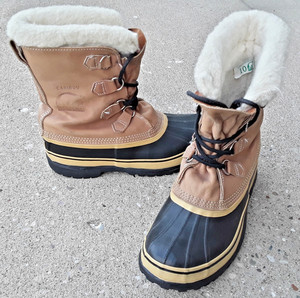 Vintage Sorel Men Caribou Boots Size 10 Canada Kaufman Wool Liners Winter Snow Size 10 - Sorel Mens Caribou Boots Canada Kaufman Wool  main image 4