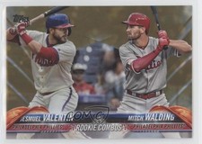 2018 Topps Update Rookie Combos Gold /2018 Jesmuel Valentin Mitch Walding 0c2