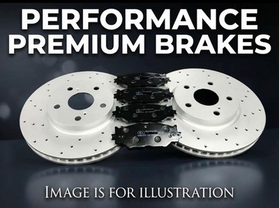 FOR KIA CEED 1.4, 1.6, 2.0, 1.6 CRDI 2007-2013 FRONT DRILLED BRAKE DISCS & PADS