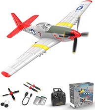 VOLANTEXRC RC Plane for Beginners 4-CH Remote Control Plane Ready to Fly P51