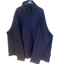 Port Authority Mens Jacket 4XL Navy Blue Full Zip Soft Shell Zipper Pockets