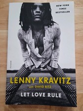 Lenny Kravitz Let Love Rule by Lenny Kravitz (Picador Paperback) Signed Book