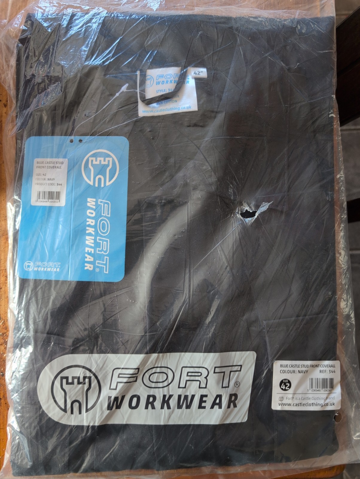 Blue Castle Fort Work wear Coverall Stud Size 42