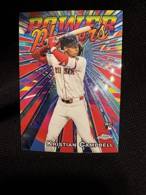 2025 Topps Chrome Update Series - Power Players Kristian Campbell #PP-27 (RC)