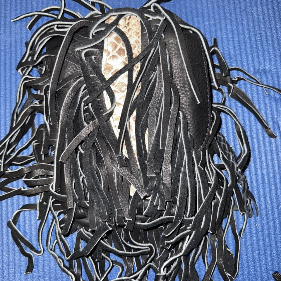 PITÓN PIEL DE SERPIENTE PELUQUERÍA TIJERAS HERRAMIENTA CINTURÓN, TIJERAS CINTURÓN BOLSA RIÑONERA Foto 3 de 4