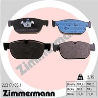 Zimmermann Bremsbelagsatz, Scheibenbremse Vorderachse U.A. FüR Polestar, Volvo