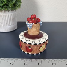 VTG Apple Basket Country Kitchen Timer Farmho...
