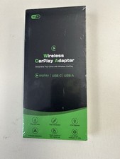 Wireless CarPlay Adapter USB-C USB-A Wi  Fi Bluetooth Plug  Play X0048HFA25