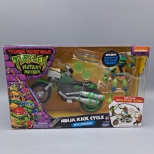 Teenage Mutant Ninja Turtles  Mutant Mayhem Ninja Kick Cycle & Leonardo Figure