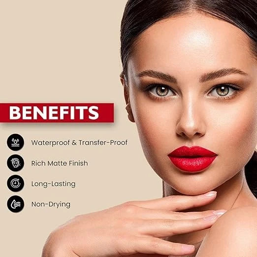 Fashion Colour Lip Super Stay | Non Transferable Lipstick Waterproof | Lipsticks - Image 2 of 4