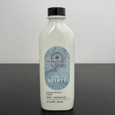 Bath and Body Works Aromatherapy Eucalyptus Sage Body and Massage Oil