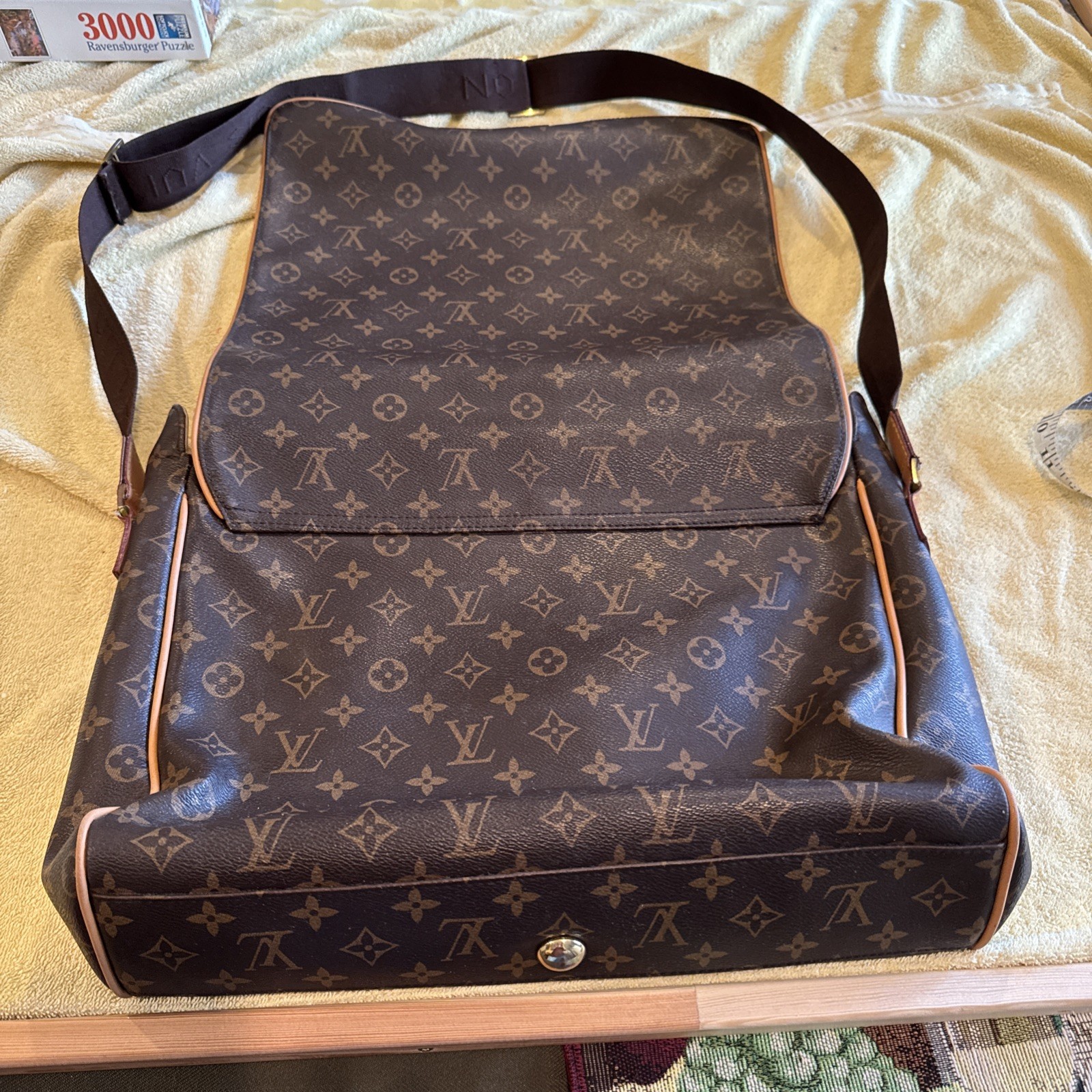 Monogram  Message Bag With Adjustable Shoulder St… - image 2