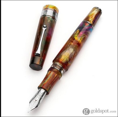Leonardo Supernova Fountain Pen in Brooks PM5 No. 8 Size w/ ST- 14kt Gold Fine
