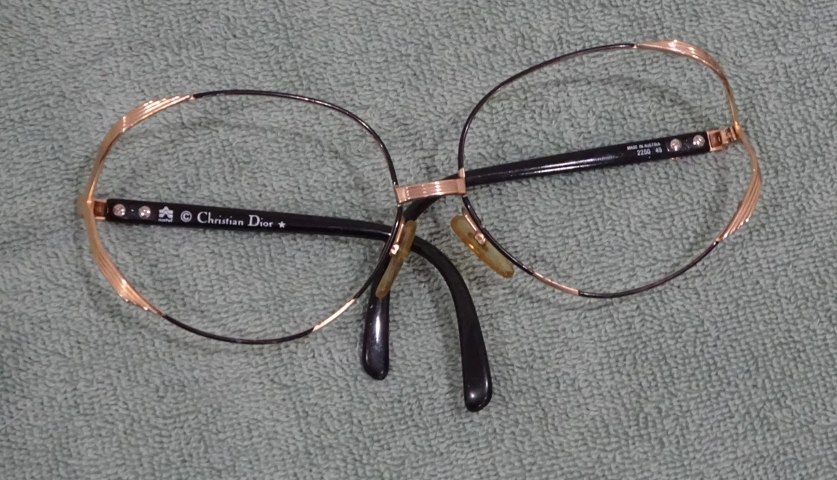Dior Gold Butterfly Vintage Sunglasses for sale | eBay