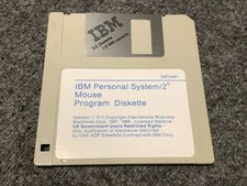 IBM Personal System/2 Mouse Program Diskette 3.5  Floppy Disk Version 1.10