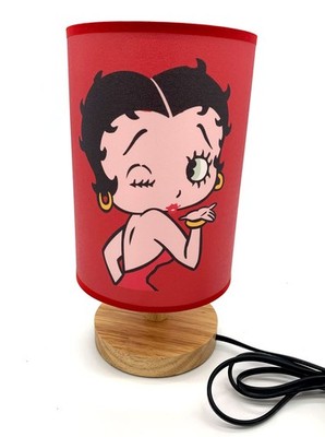 Betty Table Lamp Bedside Light Wood Base Room Decoration or Great Gift Ideas