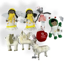 LOT OF 7 Target Wondershop Colorful Felt Ornaments *Assorted Variety NEW