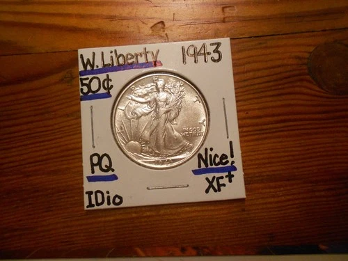 1943 Walking Liberty Silver Half Dollar XF+ BLAZER!!!! PQ!!!! NICE!!!