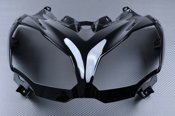 Carénage de chaire avant KAWASAKI ER-6 F noir bulle tête de fourche EX650E 2012-2016