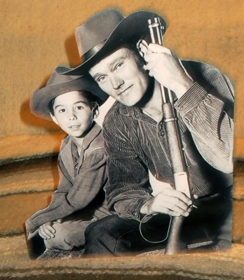 The Rifleman Chuck Connors Western Standee – 10” Tall Tabletop Display, Brand New